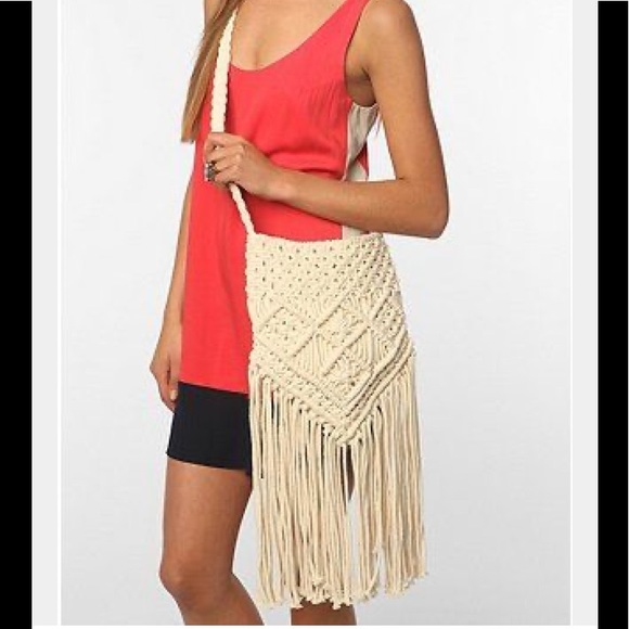 Ecote Handbags - Macrame Crossbody Bag